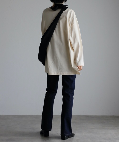 ap retro（アプレトロ）の「【apretro】美脚パンツ セミフレアストレートデニムPT（デニムパンツ・レディース・ブラック/インディゴブルー/ブルー・SMALL/MEDIUM/LARGE）」の14枚目の写真