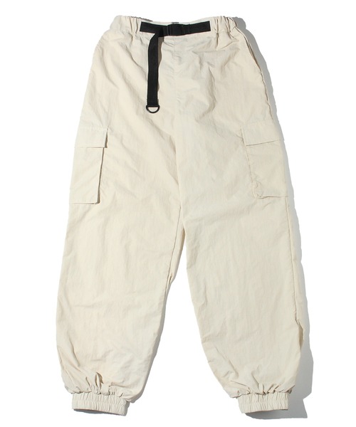 one way（ワンウェイ）の「ナイロンカーゴパンツ（カーゴパンツ・レディース・ホワイト/ブラック/ダークグリーン/ベージュ・FREE）」の2枚目の写真