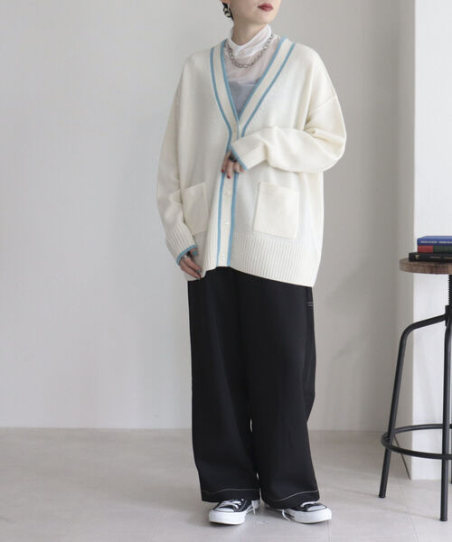 fredy emue（フレディエミュ）の「ダブルクロス ペインターパンツ（その他パンツ・レディース・ブラック/オリーブ・38/36）」の16枚目の写真