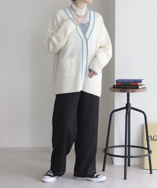 fredy emue（フレディエミュ）の「ダブルクロス ペインターパンツ（その他パンツ・レディース・ブラック/オリーブ・38/36）」の17枚目の写真