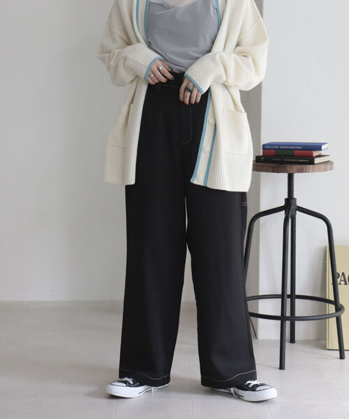 fredy emue（フレディエミュ）の「ダブルクロス ペインターパンツ（その他パンツ・レディース・ブラック/オリーブ・38/36）」の22枚目の写真
