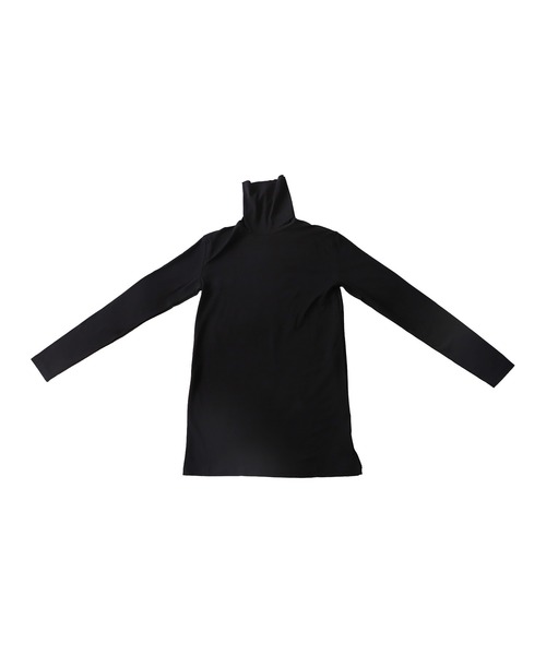 antiqua(アンティカ)の「ヒートハイネックメロウトップス(Tシャツ/カットソー・レディース・ホワイト系その他/カーキ/ブラック系その他/グレー・FREE/L)」の7枚目の写真