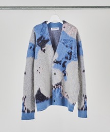 DISCOVERED ART MOHAIR SHAGGY KNIT CARDIGAN