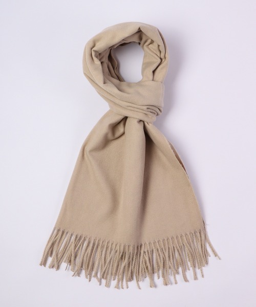 FUNALIVE（ファンアライブ）の「goods365select 洗えるカシミヤライクストールマフラー（ストール/ショール・レディース・ピンク/ブラック/ライトグレー/ライトブルー/ライトブラウン/ピンク系/グレイッシュベージュ/ベージュ/グリーン系/ライトグリーン・FREE）」の4枚目の写真