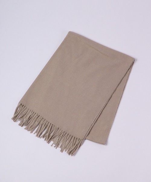 FUNALIVE（ファンアライブ）の「goods365select 洗えるカシミヤライクストールマフラー（ストール/ショール・レディース・ピンク/ブラック/ライトグレー/ライトブルー/ライトブラウン/ピンク系/グレイッシュベージュ/ベージュ/グリーン系/ライトグリーン・FREE）」の22枚目の写真