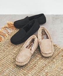 coen | 撥水フェイクファーモカシン(モカシン/デッキシューズ)