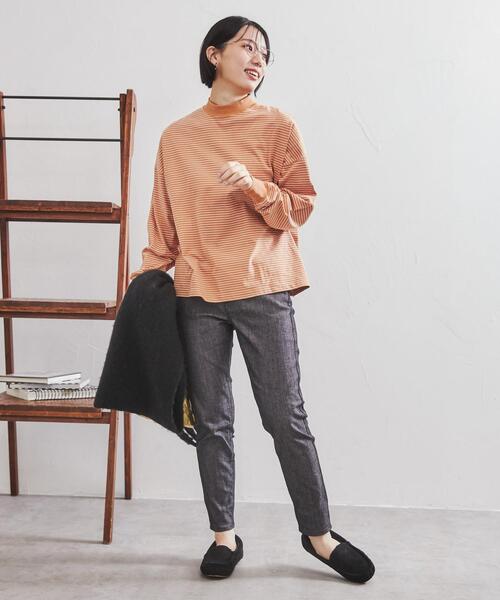 coen（コーエン）の「撥水フェイクファーモカシン（モカシン/デッキシューズ・レディース・グレー/ブラック・S/M/L/XL）」の5枚目の写真