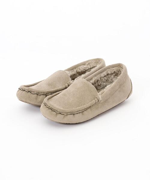 coen（コーエン）の「撥水フェイクファーモカシン（モカシン/デッキシューズ・レディース・グレー/ブラック・S/M/L/XL）」の10枚目の写真