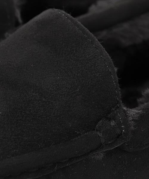 coen（コーエン）の「撥水フェイクファーモカシン（モカシン/デッキシューズ・レディース・グレー/ブラック・S/M/L/XL）」の16枚目の写真