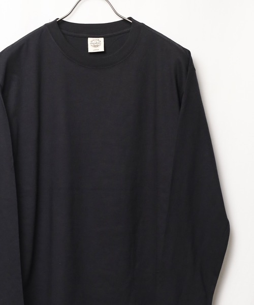 NO WAY(ノーウェイ)の「/オーガニックコットン/ロングスリーブTシャツ(Tシャツ/カットソー・メンズ・スミクロ/グレイッシュベージュ/ナチュラル・LARGE/MEDIUM/SMALL)」の2枚目の写真