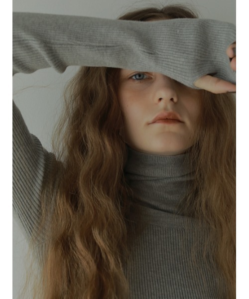 AMAIL（アマイル）の「Fashionable grape knit（ニット/セーター・レディース・ブラック/レッド/ブルー/パープル/グレー・FREE）」の14枚目の写真