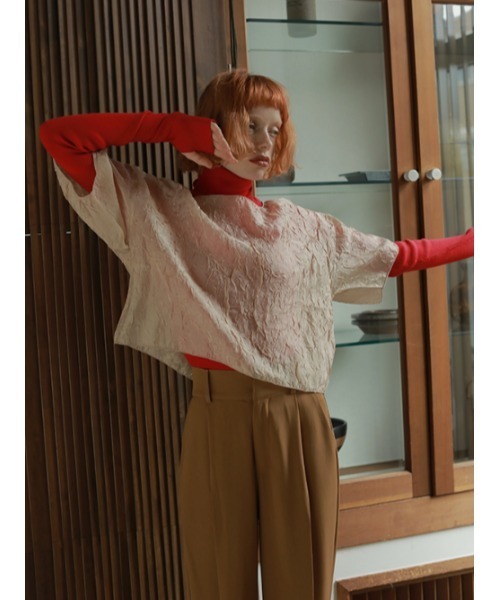 AMAIL（アマイル）の「Fashionable grape knit（ニット/セーター・レディース・ブラック/レッド/ブルー/パープル/グレー・FREE）」の8枚目の写真