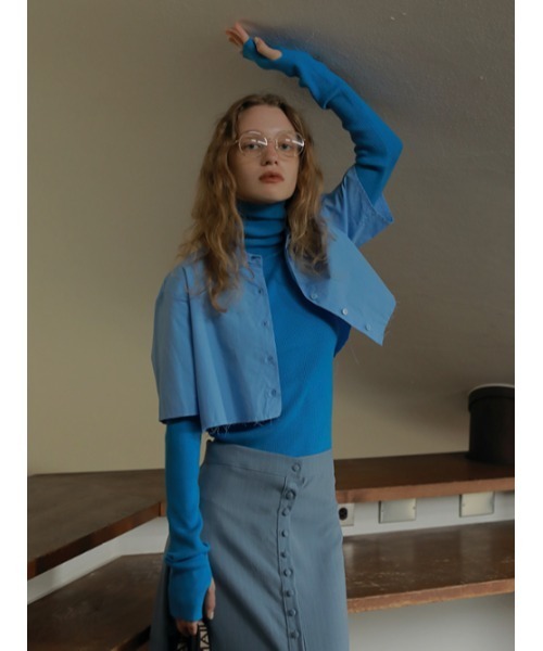 AMAIL（アマイル）の「Fashionable grape knit（ニット/セーター・レディース・ブラック/レッド/ブルー/パープル/グレー・FREE）」の13枚目の写真