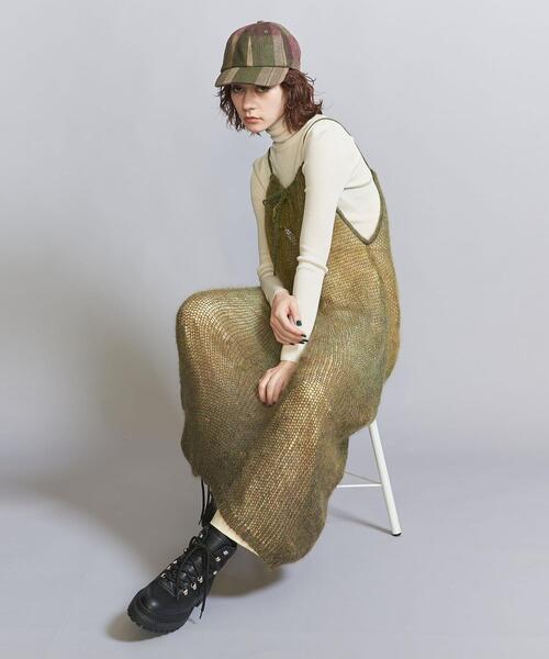 BEAUTY&YOUTH UNITED ARROWS（ビューティーアンドユースユナイテッドアローズ）の「チェック キャップ（キャップ・レディース・オリーブ/グレー・FREE）」の13枚目の写真