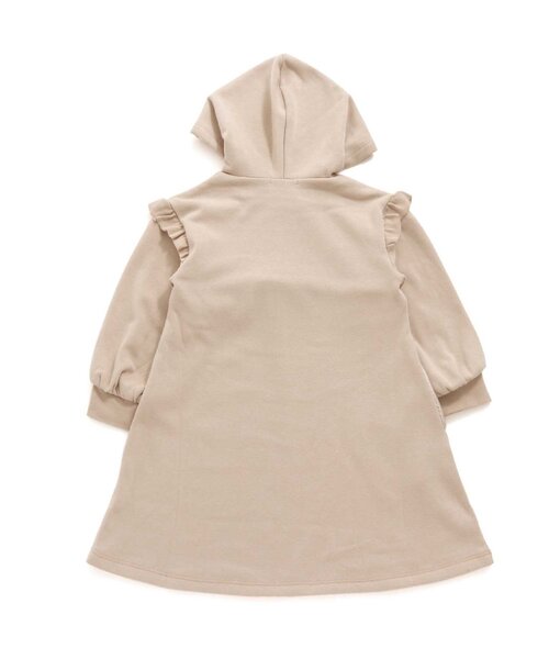 Seraph（セラフ）の「裏シャギーパーカーワンピース_あったか（ワンピース・キッズ・ベージュ/グリーン/ピンク・90/130/80/95/120/140/100/110）」の10枚目の写真