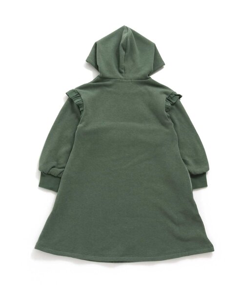 Seraph（セラフ）の「裏シャギーパーカーワンピース_あったか（ワンピース・キッズ・ベージュ/グリーン/ピンク・90/130/80/95/120/140/100/110）」の14枚目の写真