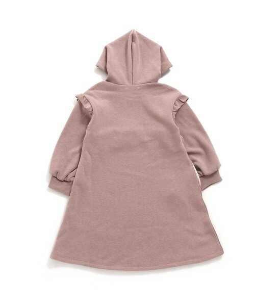 Seraph（セラフ）の「裏シャギーパーカーワンピース_あったか（ワンピース・キッズ・ベージュ/グリーン/ピンク・90/130/80/95/120/140/100/110）」の12枚目の写真