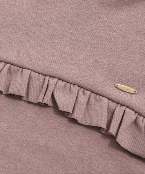 Seraph（セラフ）の「裏シャギーパーカーワンピース_あったか（ワンピース・キッズ・ベージュ/グリーン/ピンク・90/130/80/95/120/140/100/110）」の9枚目の写真