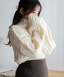 WEGO | WEGO/ケーブルタートルニット(ニット/セーター)