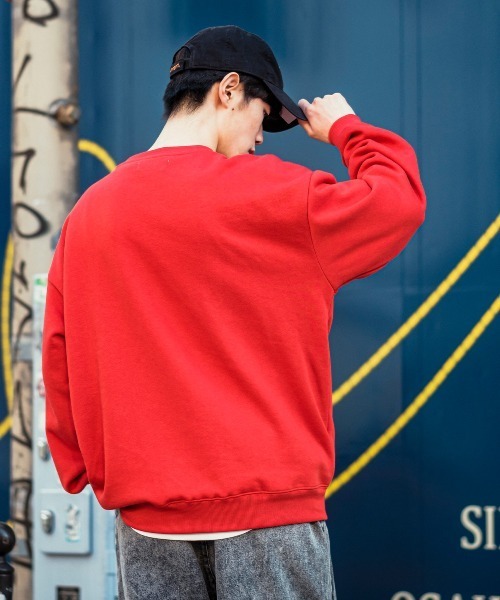 improves（インプローブス）の「PETTYWOLF サガラ刺繍 クルーネック トレーナー（スウェット・メンズ・グリーン/レッド/ネイビー/グレー・LARGE/MEDIUM）」の18枚目の写真