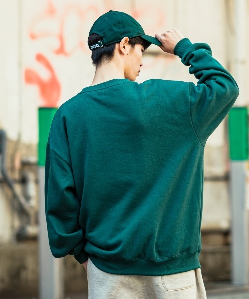 improves（インプローブス）の「PETTYWOLF サガラ刺繍 クルーネック トレーナー（スウェット・メンズ・グリーン/レッド/ネイビー/グレー・LARGE/MEDIUM）」の10枚目の写真