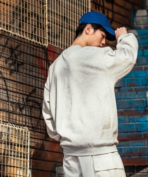 improves（インプローブス）の「PETTYWOLF サガラ刺繍 クルーネック トレーナー（スウェット・メンズ・グリーン/レッド/ネイビー/グレー・LARGE/MEDIUM）」の6枚目の写真