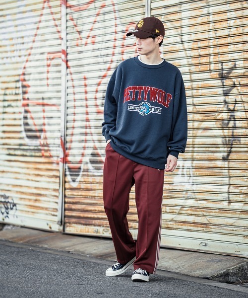 improves（インプローブス）の「PETTYWOLF サガラ刺繍 クルーネック トレーナー（スウェット・メンズ・グリーン/レッド/ネイビー/グレー・LARGE/MEDIUM）」の15枚目の写真