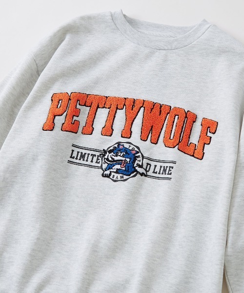 improves（インプローブス）の「PETTYWOLF サガラ刺繍 クルーネック トレーナー（スウェット・メンズ・グリーン/レッド/ネイビー/グレー・LARGE/MEDIUM）」の20枚目の写真