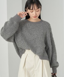 earth music&ecology | ボアニットプルオーバー(ニット/セーター)