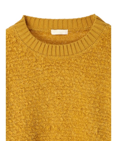 earth music&ecology（アースミュージックアンドエコロジー）の「ボアニットプルオーバー（ニット/セーター・レディース・マスタード/チャコールグレー/アイボリー・FREE）」の11枚目の写真