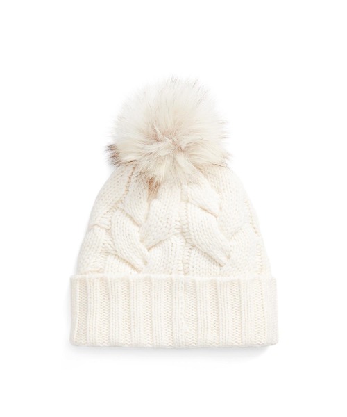 新品ラルフローレン　ポンポンビーニー POLO RALPH LAUREN FLAG BEANIE RL NAVY （ポロ ラルフ ローレン