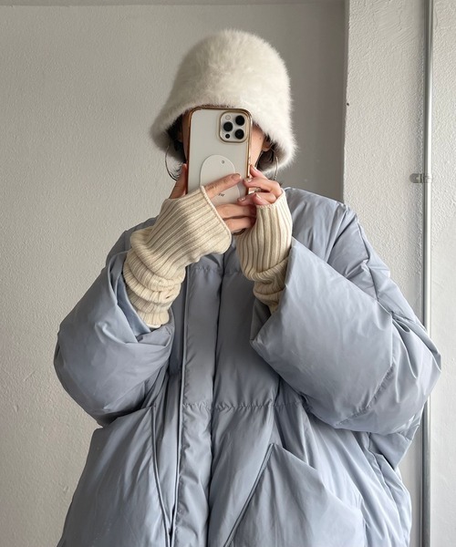 wee9s（ウィークス）の「shaggy far bucket hat / シャギーファーバケットハット（ハット・レディース・ホワイト/ベージュ/ブラック・FREE）」の14枚目の写真