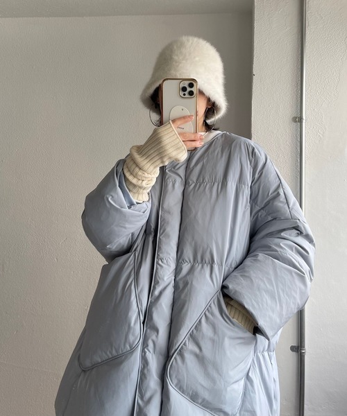 wee9s（ウィークス）の「shaggy far bucket hat / シャギーファーバケットハット（ハット・レディース・ホワイト/ベージュ/ブラック・FREE）」の15枚目の写真