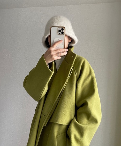 wee9s（ウィークス）の「shaggy far bucket hat / シャギーファーバケットハット（ハット・レディース・ホワイト/ベージュ/ブラック・FREE）」の16枚目の写真