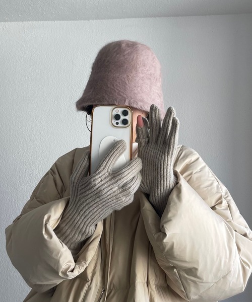 wee9s（ウィークス）の「shaggy far bucket hat / シャギーファーバケットハット（ハット・レディース・ホワイト/ベージュ/ブラック・FREE）」の21枚目の写真