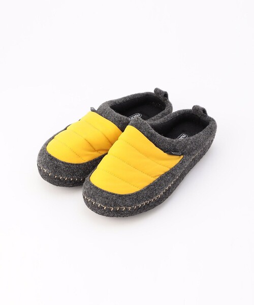 FREAK'S STORE（フリークスストア）の「nuvola/ヌヴォラ ニューウール　スリッパ（ウィメンズ）（ルームシューズ/スリッパ・レディース・ダークグレー/マスタード・ONE SIZE）」の3枚目の写真