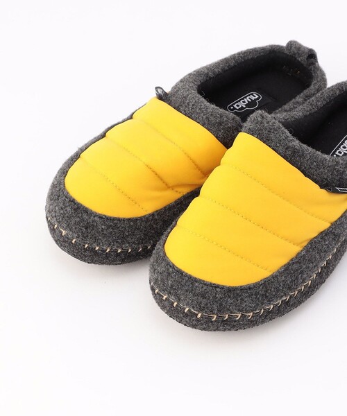 FREAK'S STORE（フリークスストア）の「nuvola/ヌヴォラ ニューウール　スリッパ（ウィメンズ）（ルームシューズ/スリッパ・レディース・ダークグレー/マスタード・ONE SIZE）」の8枚目の写真