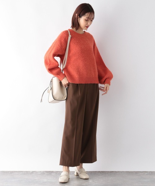 GLOBAL WORK(グローバルワーク)の「2WAYシャギーカーデ*スカートセット/123388(ワンピース・レディース・ライトブルー/ベージュ/オレンジ/グリーン系その他・FREE)」の18枚目の写真
