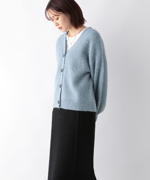 GLOBAL WORK（グローバルワーク）の「2WAYシャギーカーデ＊スカート