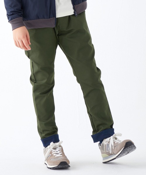 KRIFF MAYER Kid's Collection（クリフメイヤーキッズコレクション）の「ロールアップ配色パンツ（その他パンツ・キッズ・ダークグレー/ネイビー/ベージュ/チャコール/カーキ・120/130/140/150/160/170）」の4枚目の写真