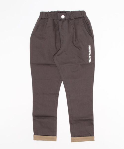 KRIFF MAYER Kid's Collection（クリフメイヤーキッズコレクション）の「ロールアップ配色パンツ（その他パンツ・キッズ・ダークグレー/ネイビー/ベージュ/チャコール/カーキ・120/130/140/150/160/170）」の9枚目の写真