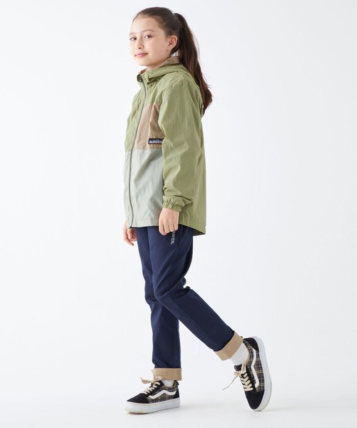 KRIFF MAYER Kid's Collection（クリフメイヤーキッズコレクション）の「ロールアップ配色パンツ（その他パンツ・キッズ・ダークグレー/ネイビー/ベージュ/チャコール/カーキ・120/130/140/150/160/170）」の8枚目の写真