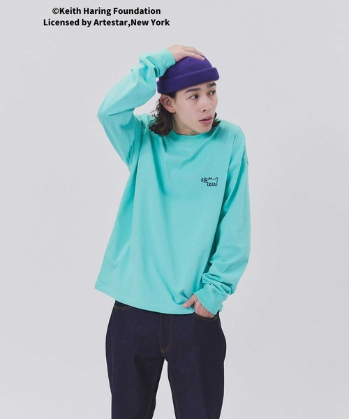 Right-on（ライトオン）の「アートグラフィックロンＴ（Tシャツ/カットソー・メンズ・ホワイト/ブラック/ターコイズブルー・M/L/XL）」の21枚目の写真