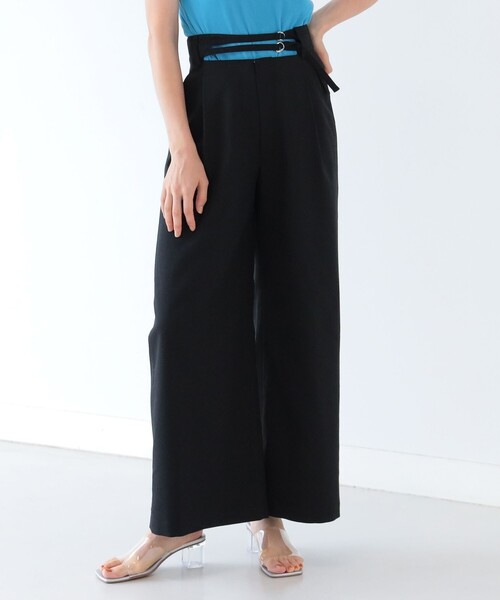 Ray BEAMS(レイビームス)の「Ray BEAMS / ウエスト ベルト パンツ(その他パンツ・レディース・ブラック/ブラウン系その他3・0/1)」の8枚目の写真