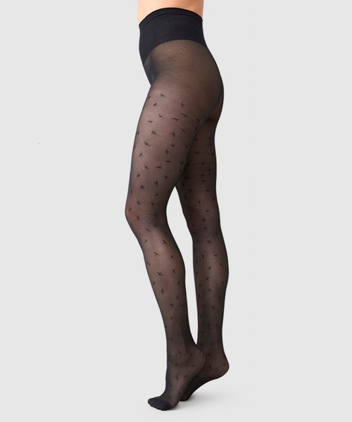 SWEDISH STOCKING(スウェディッシュストッキングス)の「Alex Bird Tights BLACK(タイツ/ストッキング・レディース・ブラック・S/M)」の2枚目の写真