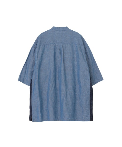 Plantation(プランテーション)の「BIZENトーンデニム / シャツ / (O)(シャツ/ブラウス・レディース・ブルー/グレー・M size/XL)」の7枚目の写真