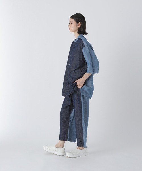 Plantation(プランテーション)の「BIZENトーンデニム / シャツ / (O)(シャツ/ブラウス・レディース・ブルー/グレー・M size/XL)」の8枚目の写真