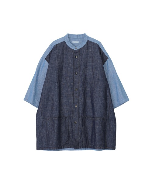 Plantation(プランテーション)の「BIZENトーンデニム / シャツ / (O)(シャツ/ブラウス・レディース・ブルー/グレー・M size/XL)」の10枚目の写真