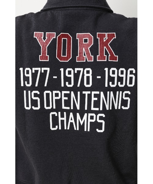 RODEO CROWNS WIDE BOWL（ロデオクラウンズワイドボウル）の「GOOD OLDハーフジップスウェットトップス（スウェット・レディース・ライトイエロー/レッド/ブラック・FREE）」の11枚目の写真