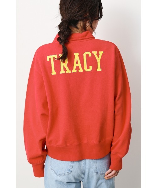 RODEO CROWNS WIDE BOWL（ロデオクラウンズワイドボウル）の「GOOD OLDハーフジップスウェットトップス（スウェット・レディース・ライトイエロー/レッド/ブラック・FREE）」の18枚目の写真